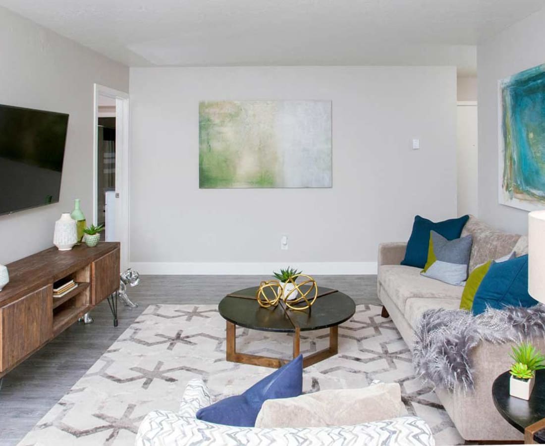 Comfortable living room at Stoneridge Luxury in Walnut Creek, California