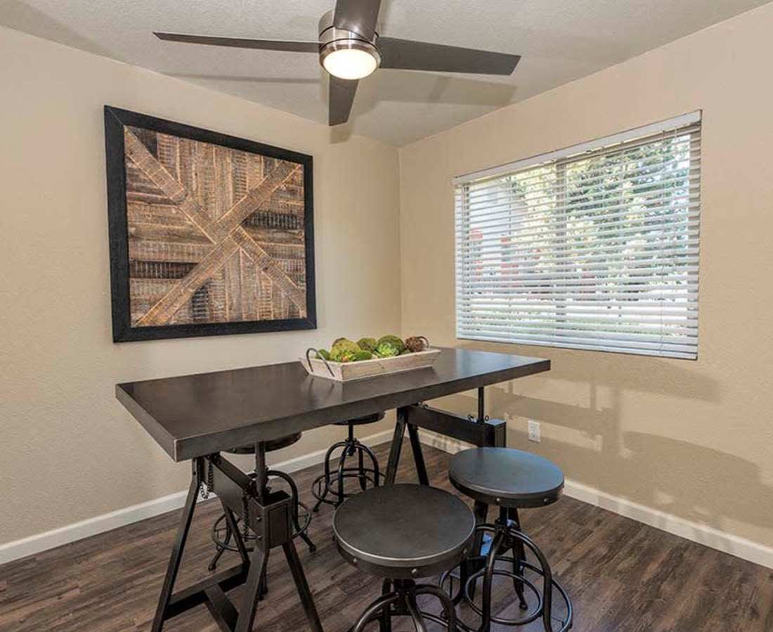 Dining table at Foxborough in Citrus Heights, California