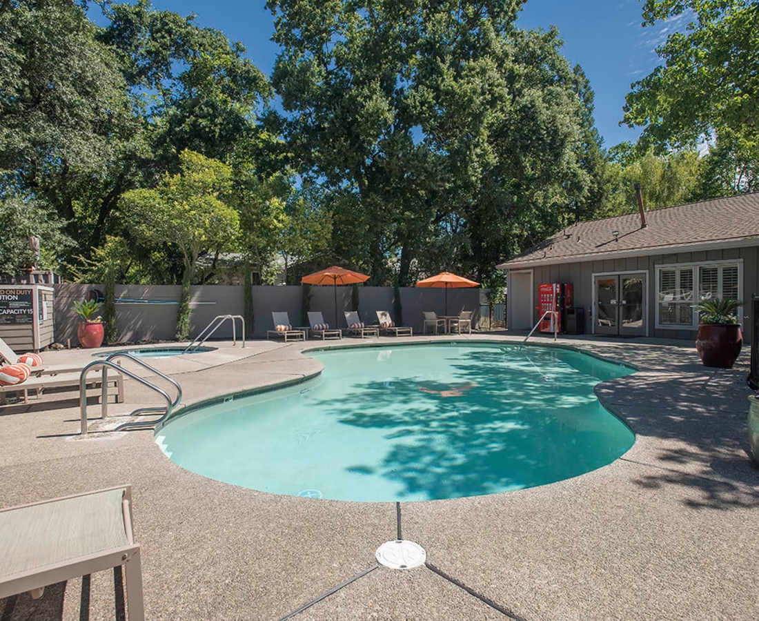 Swimming pool at Foxborough in Citrus Heights, California