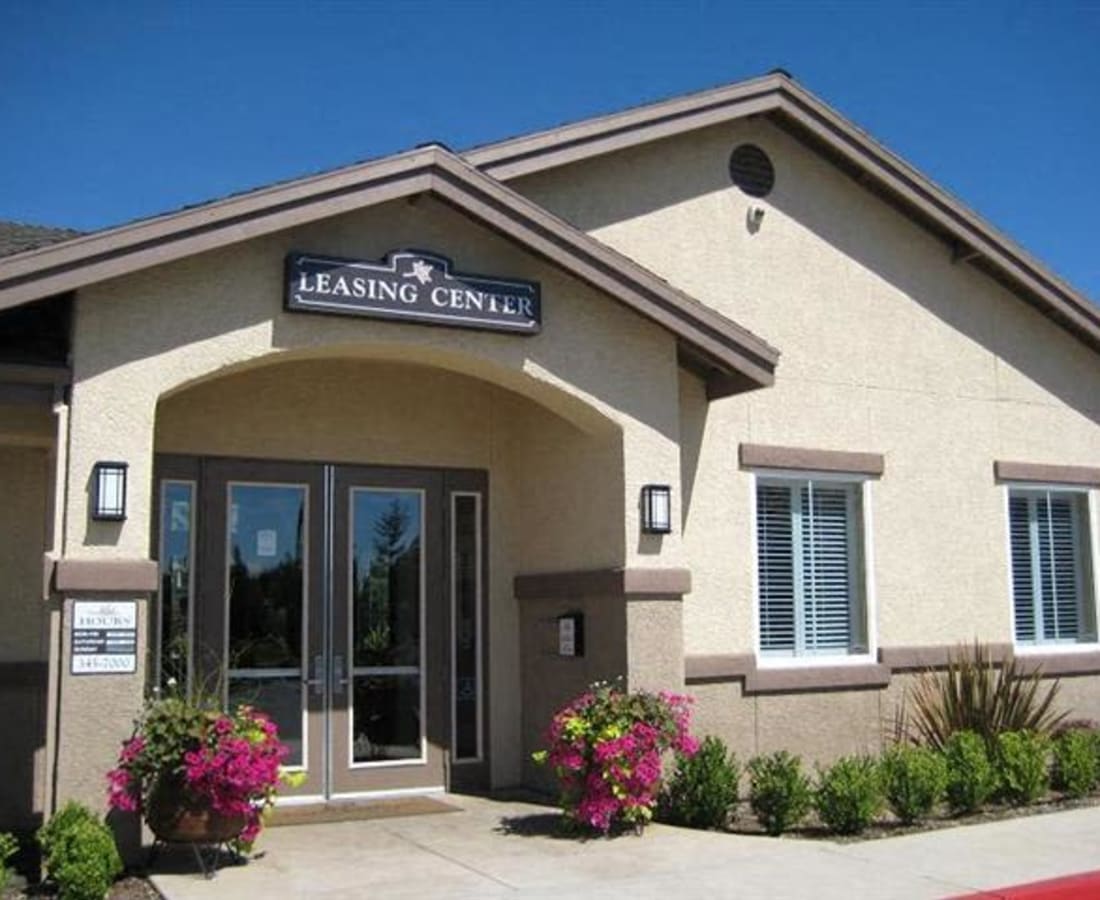 Leasing office at Eaton Village in Chico, California