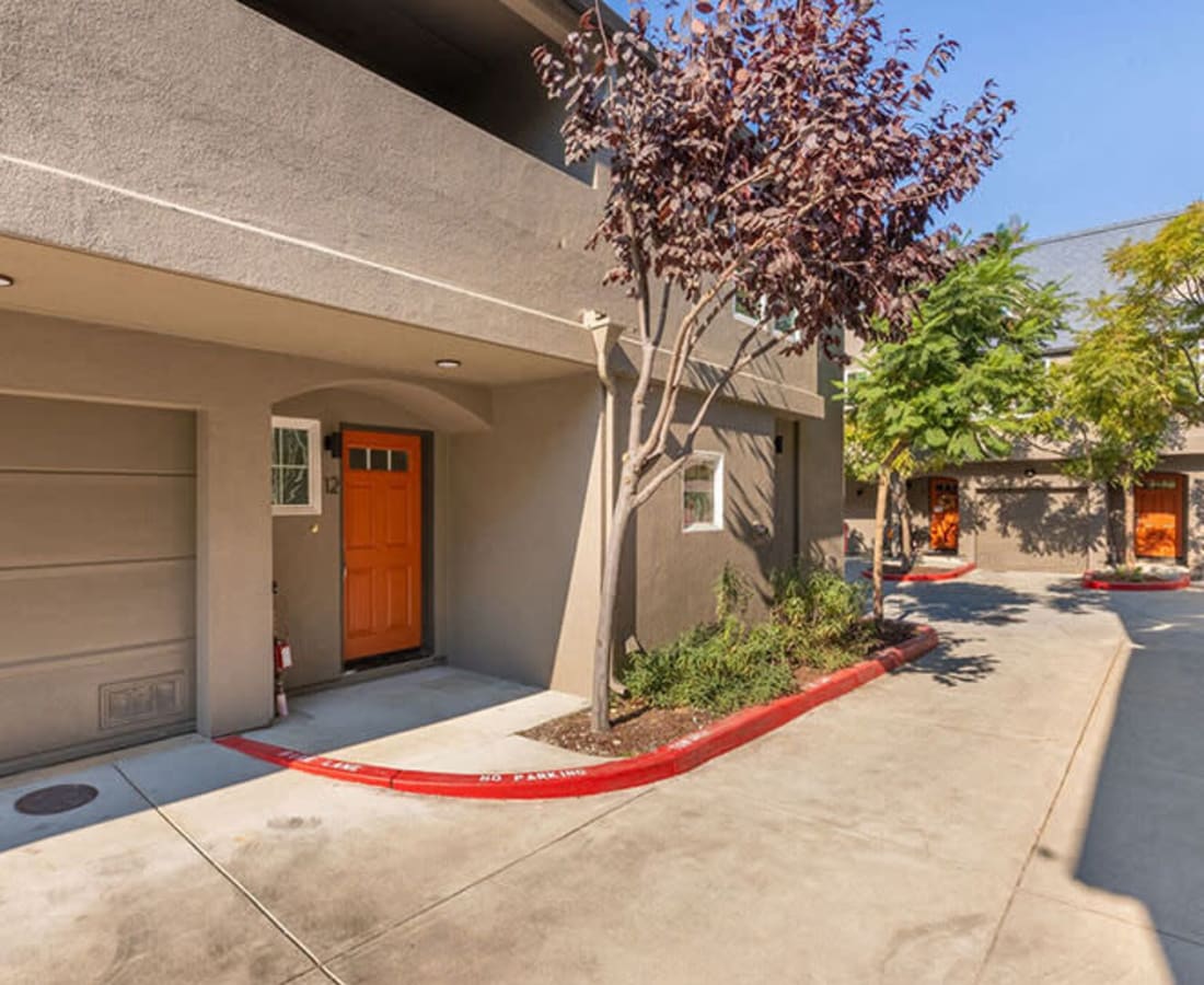Entrance at Clay Street Residences in Santa Cruz, California