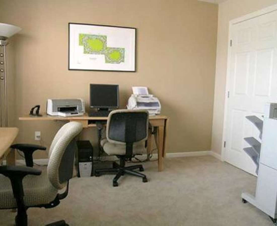 Office area at Townsend On The Park Apartments in Grand Ledge, Michigan 