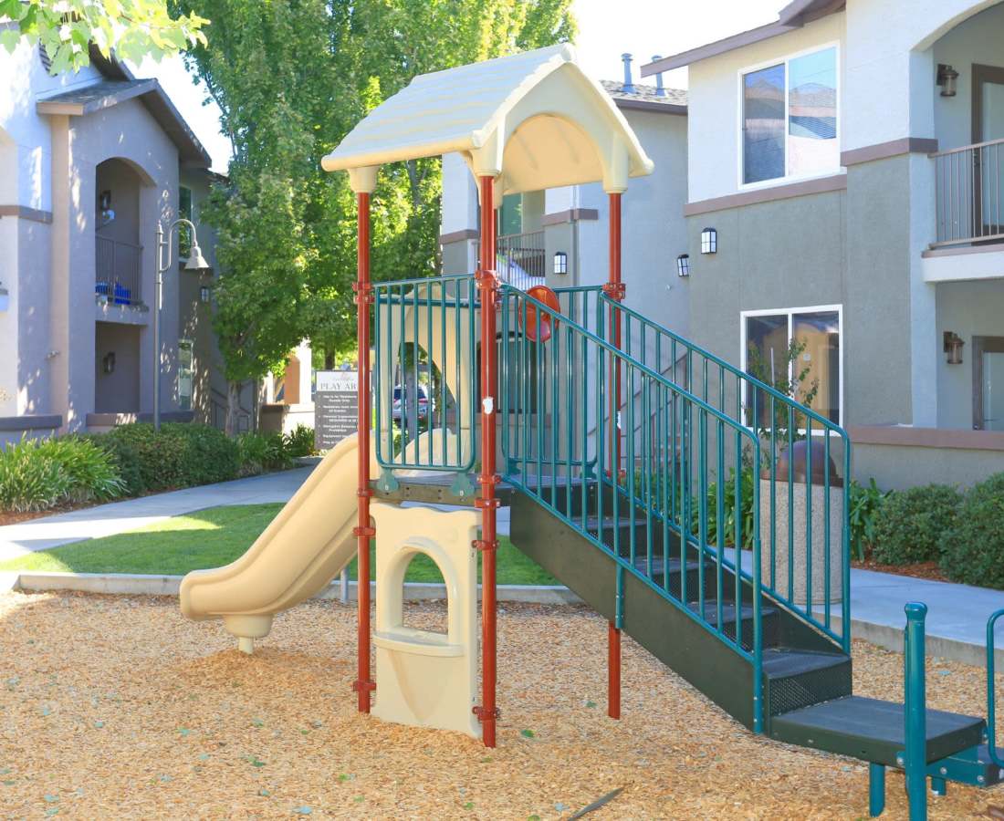 Playground at Eaton Village in Chico, California