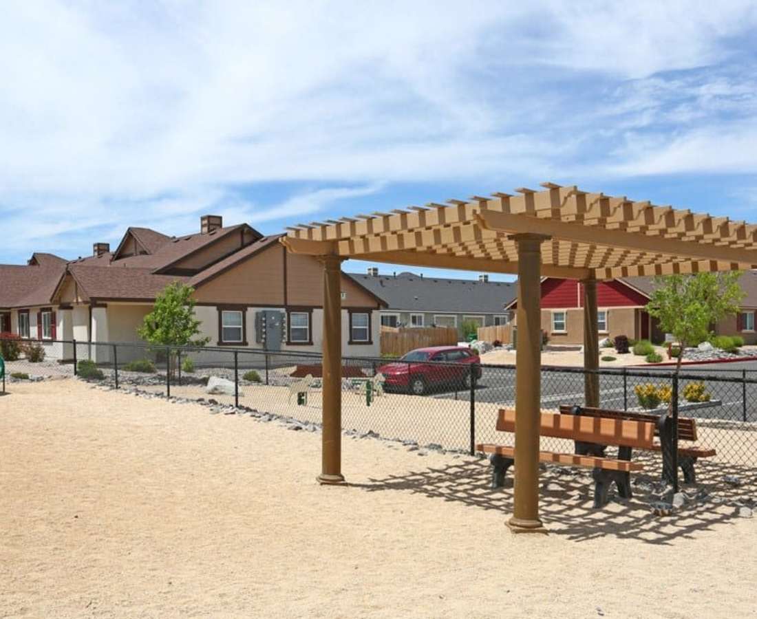 Outdoor community park with sand at {location_name}} in Reno, Nevada