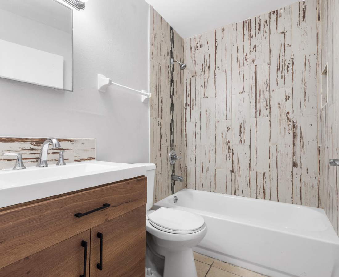 Bathroom at Palm Bay Club in Palm Bay, Florida