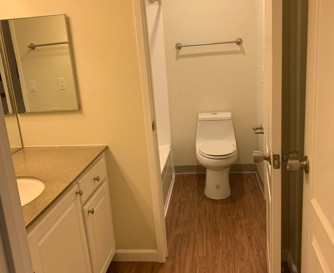 Bathroom at Waters Edge in Sacramento, California
