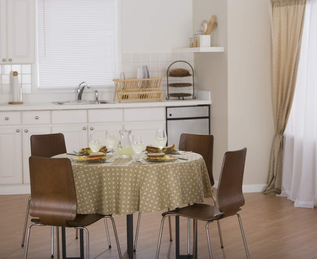 Dining area at Valencia South Miami in South Miami, Florida