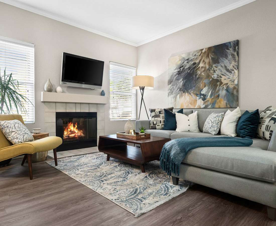  Living Room at Waterford Place in Folsom, California