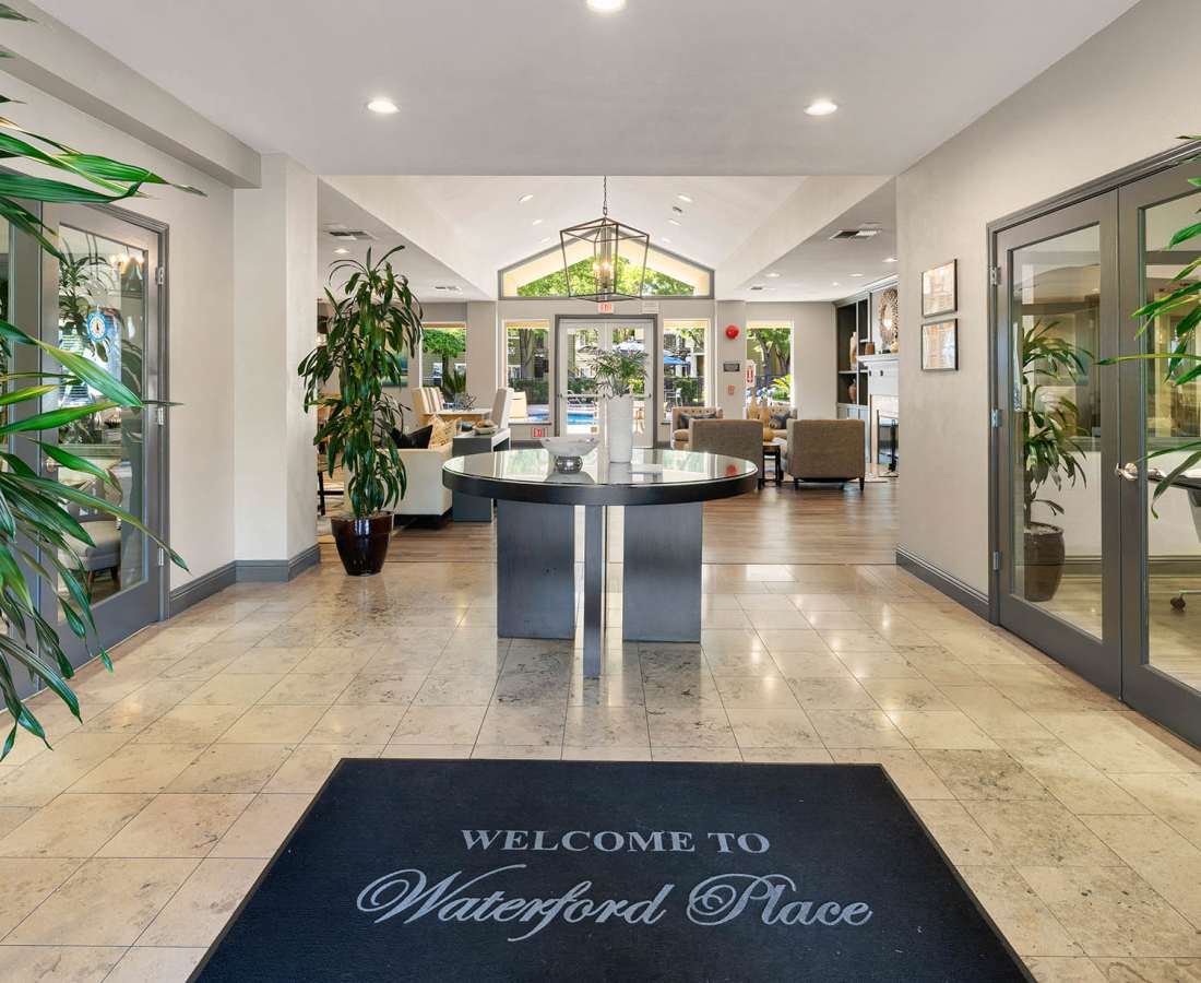 Entrance at Waterford Place in Folsom, California