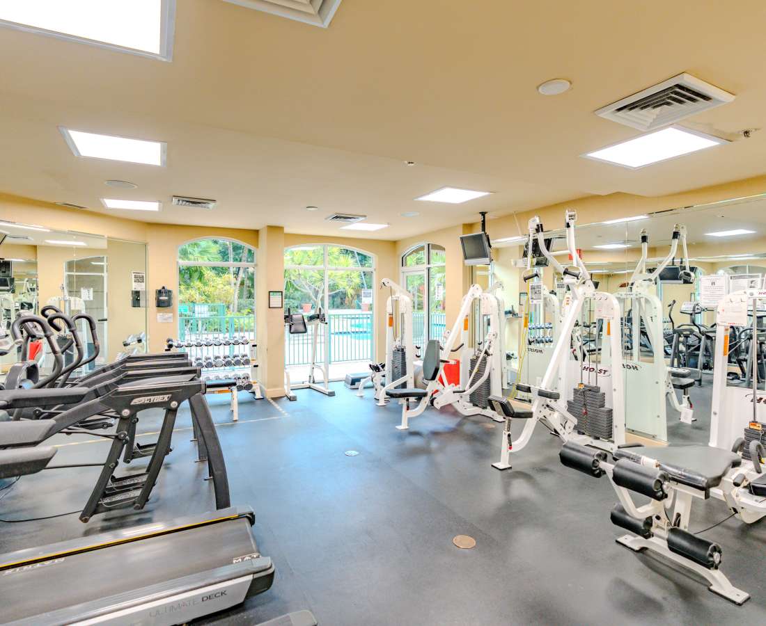 Fitness Center at Valencia South Miami in South Miami, Florida