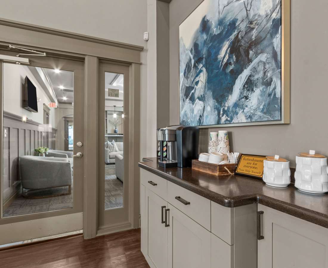 Resident lounge at Preserve at Steele Creek in Charlotte, North Carolina