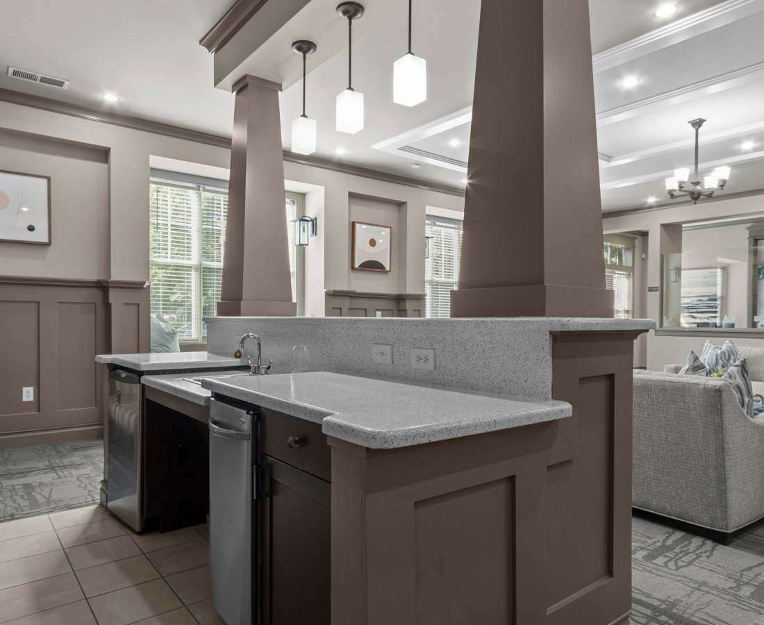 Lounge area at Preserve at Steele Creek in Charlotte, North Carolina