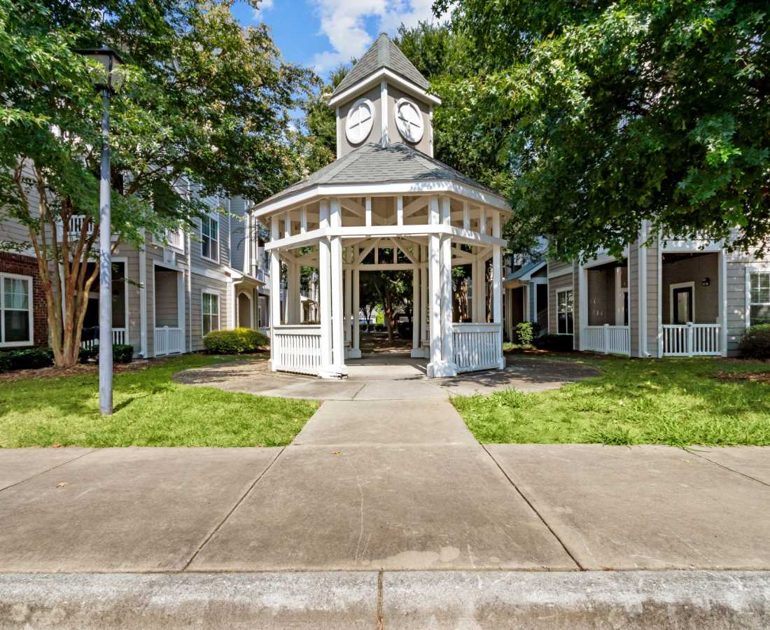 Courtyard with Gazebo at Preserve at Steele Creek in Charlotte, North Carolina