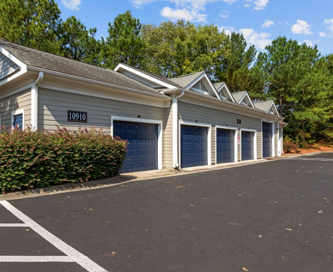 Garages at Preserve at Steele Creek in Charlotte, North Carolina