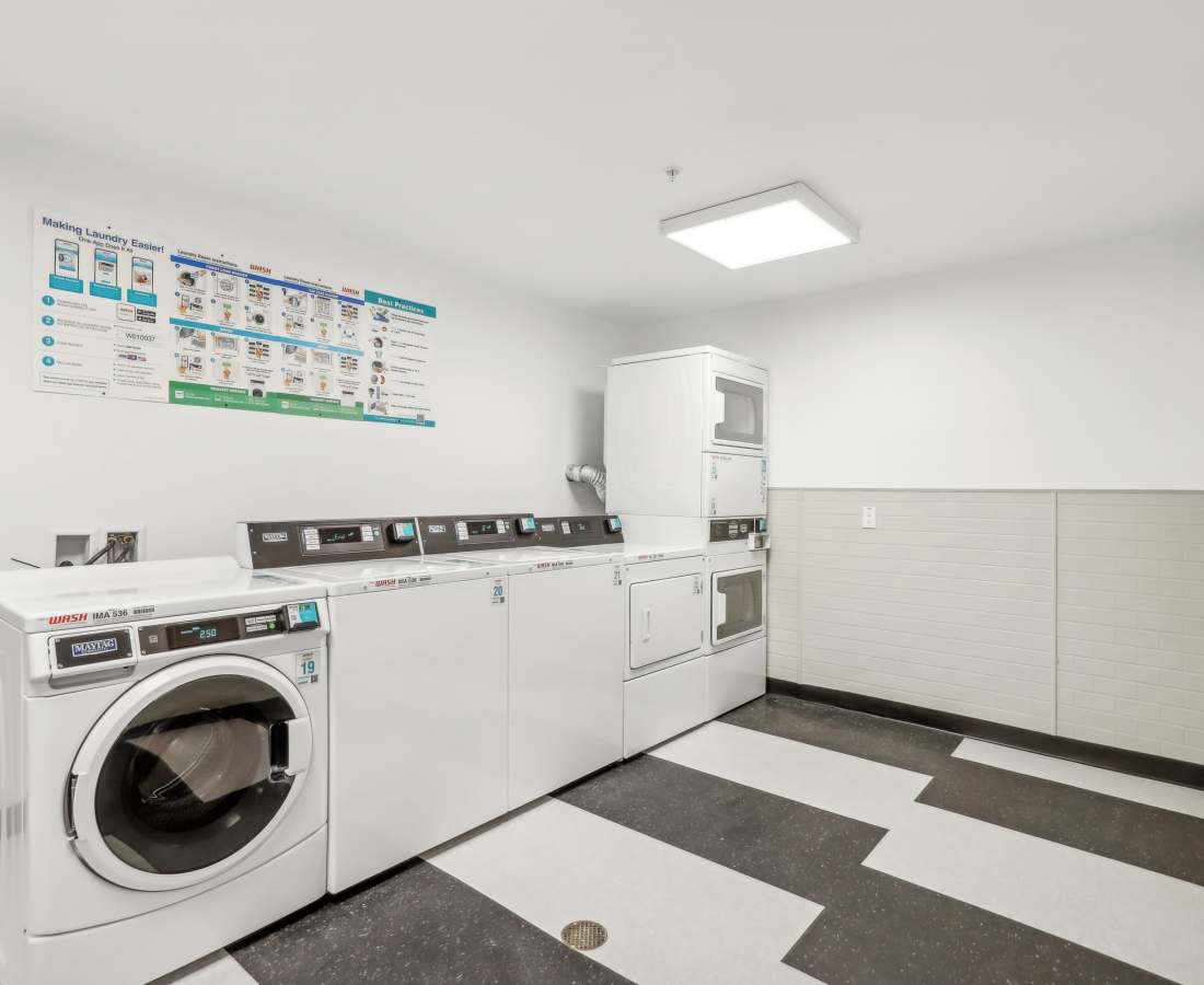 Laundry facility at Prospera at Fiddyment in Roseville, California
