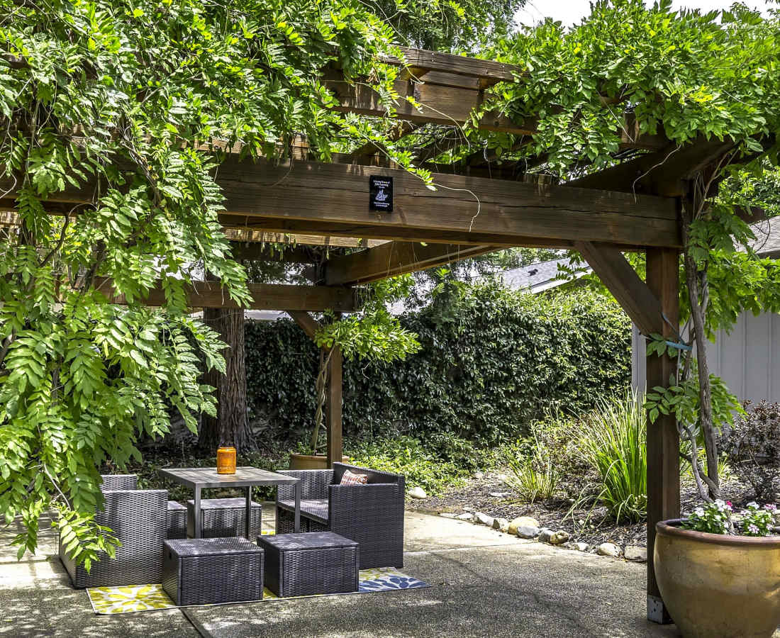 Barbecue area at Foxborough in Citrus Heights, California