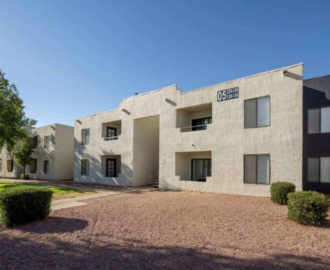 Exterior of the building at Sunpointe in Phoenix, Arizona, 