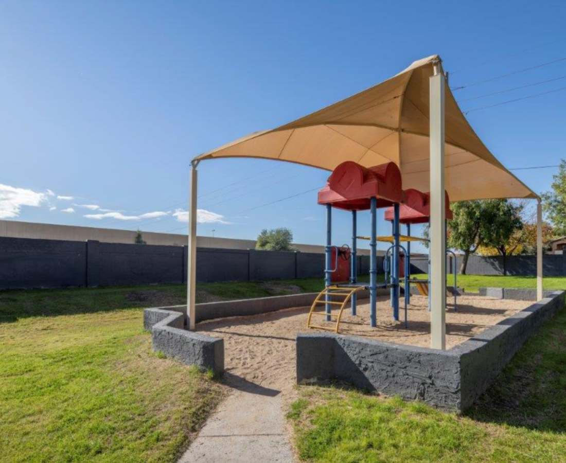 Children playground at Sunpointe in Phoenix, Arizona, 