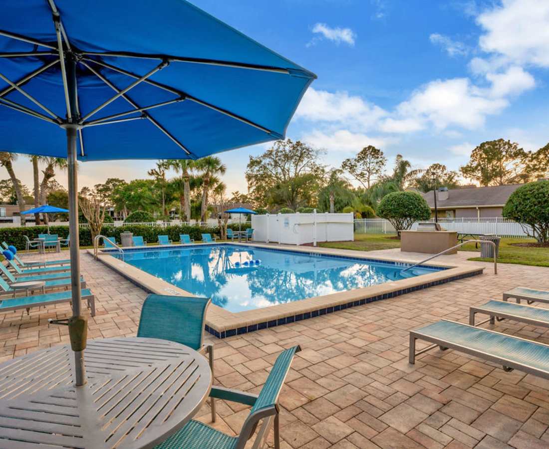 Swimming pool at The Canopy Apartment Villas in Orlando, Florida