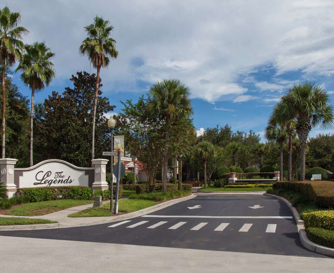 Property entrance at The Legends At ChampionsGate in ChampionsGate,Florida
