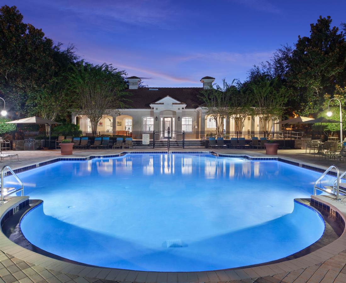 Shimmering swimming pool at The Legends At ChampionsGate in ChampionsGate,Florida