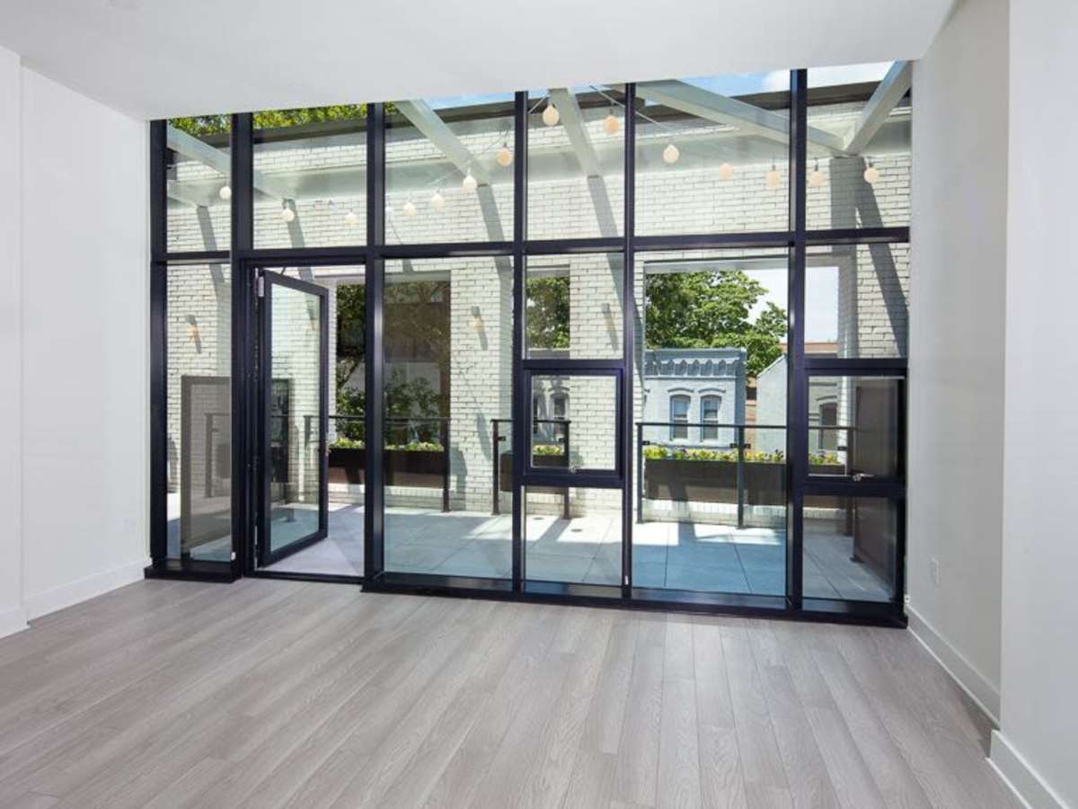 Bright windows at J Linea in Washington, District of Columbia