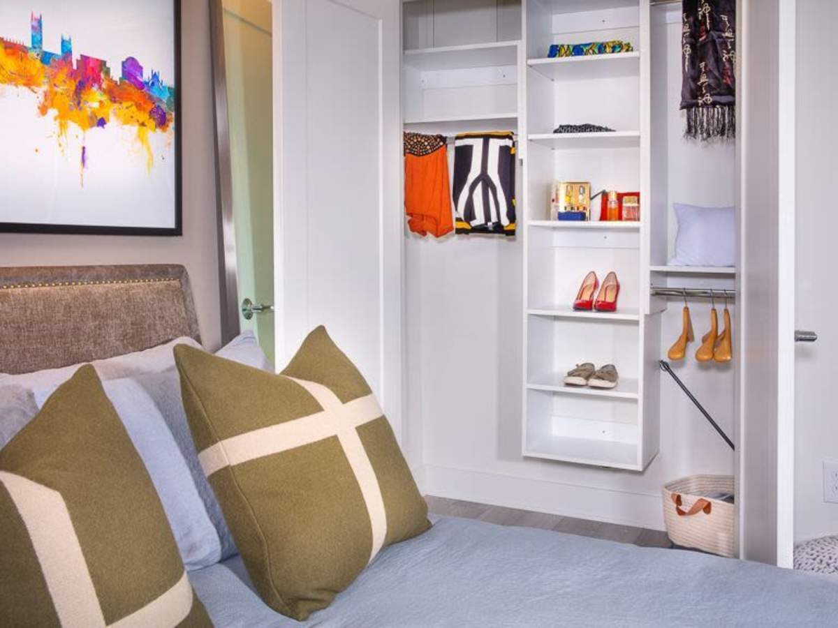Built-in storage at J Linea in Washington, District of Columbia