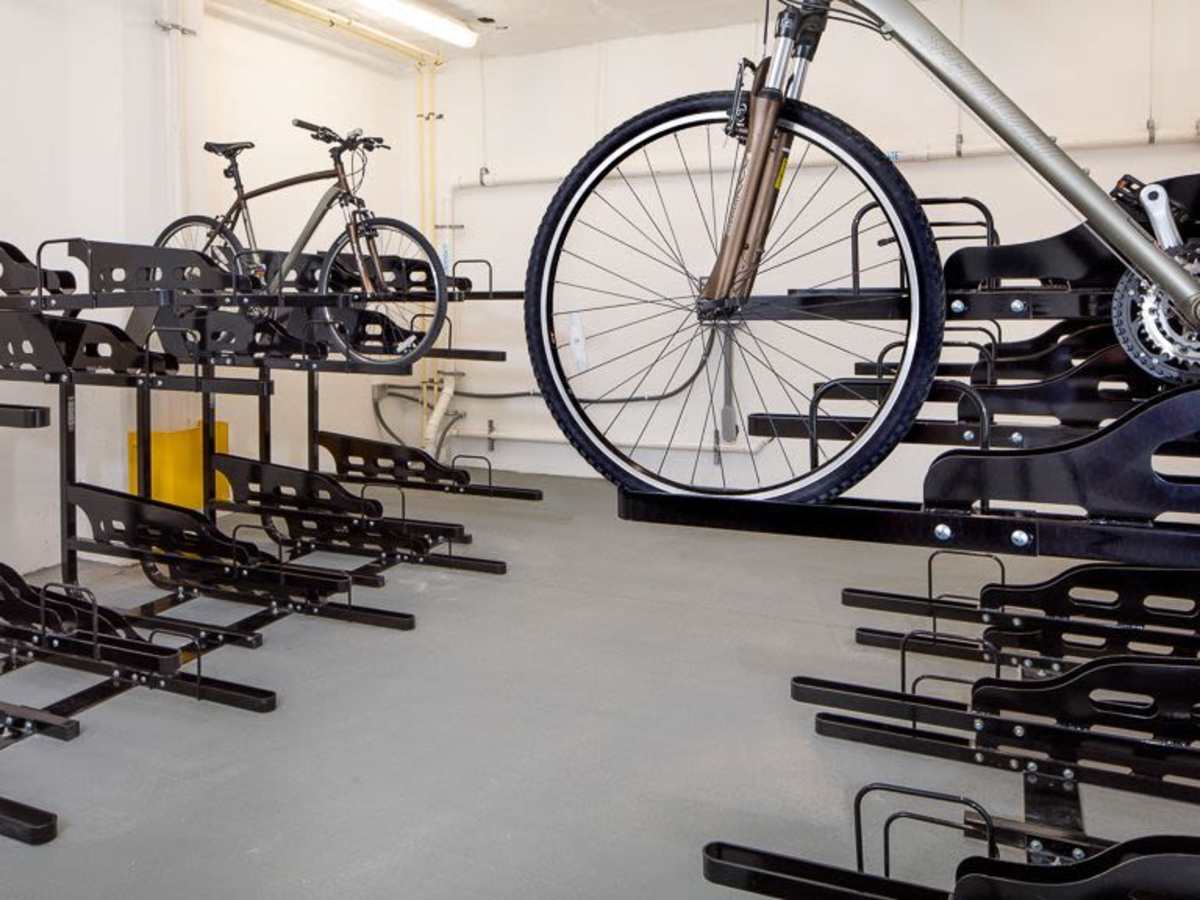 Bike storage at J Linea in Washington, District of Columbia