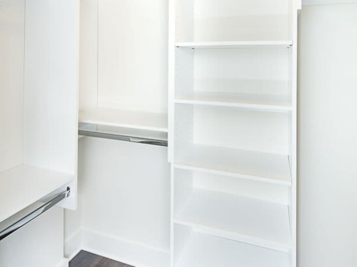 Closet with built-in storage at J Linea in Washington, District of Columbia