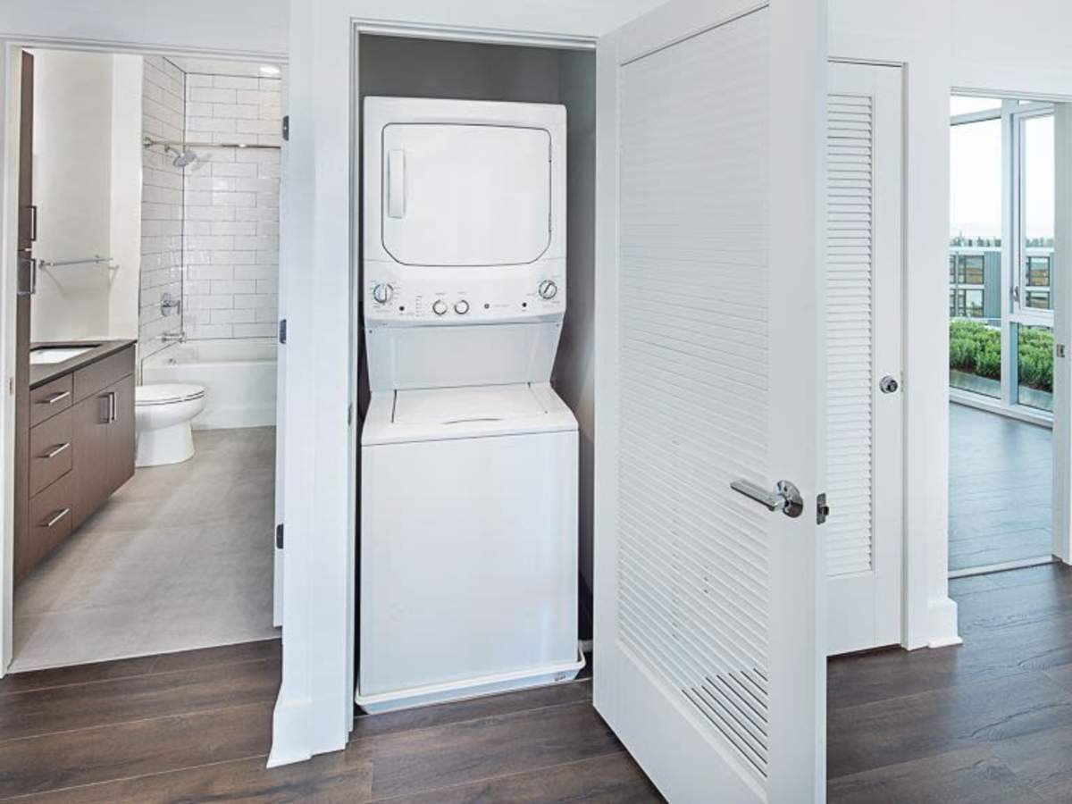 In-unit washer and dryer at J Linea in Washington, District of Columbia