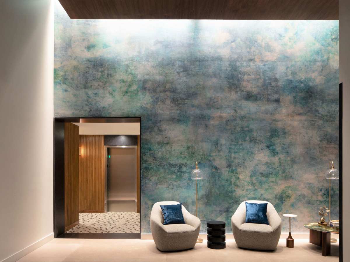 Lobby at J Vue at The LMA in Boston, Massachusetts