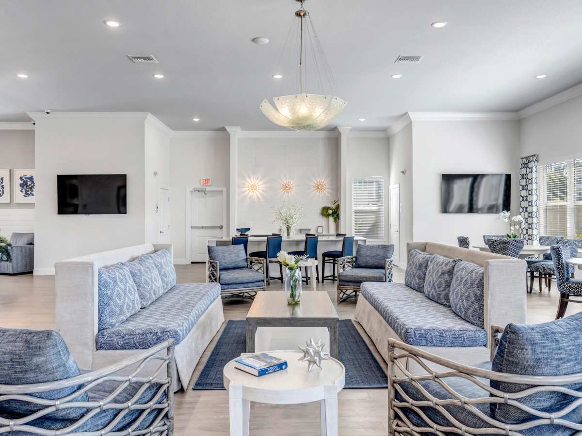 Clubhouse at The Carlton of Fort Myers in Fort Myers, Florida