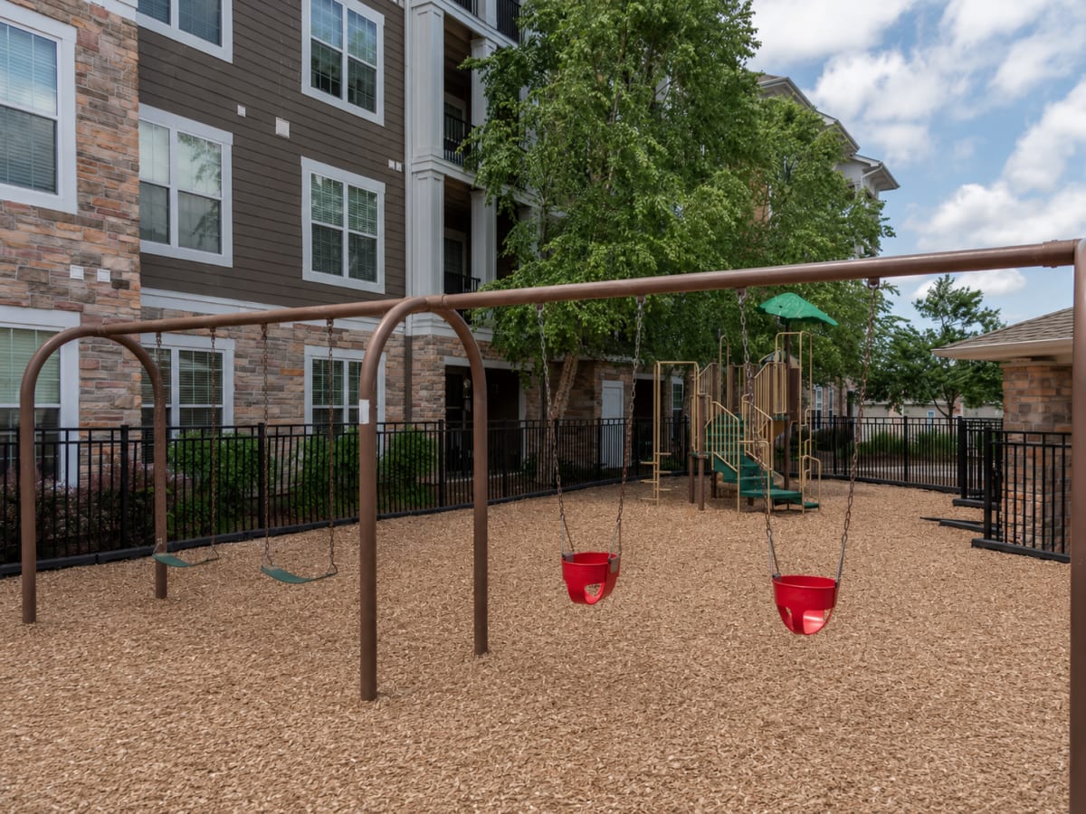 Spacious playground for children at Red Knot at Edinburgh in Chesapeake, Virginia.
