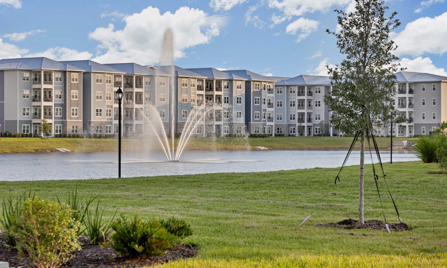 Fountain at The Carlton At Robinson Gateway in Palmetto, Florida