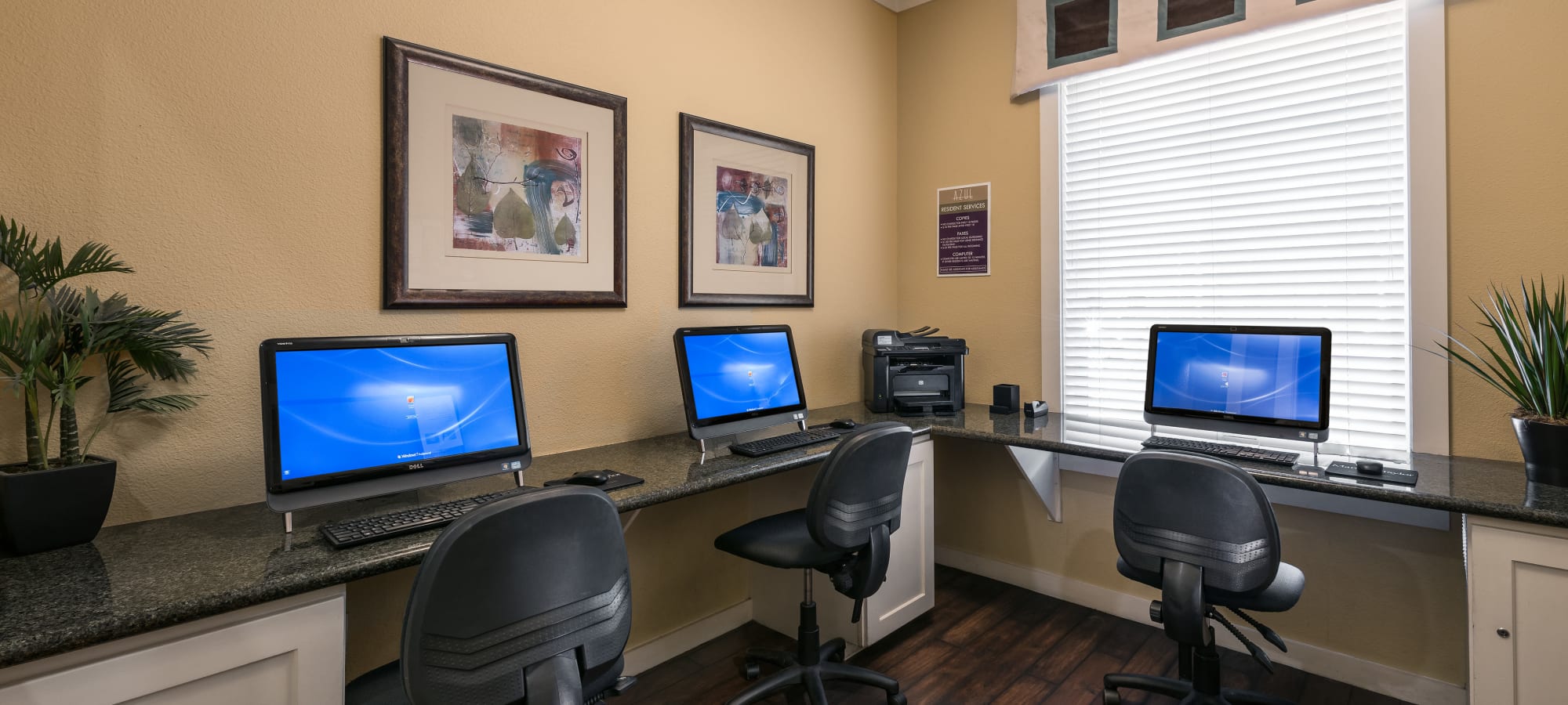 Community area at Azul at Spectrum in Gilbert, Arizona