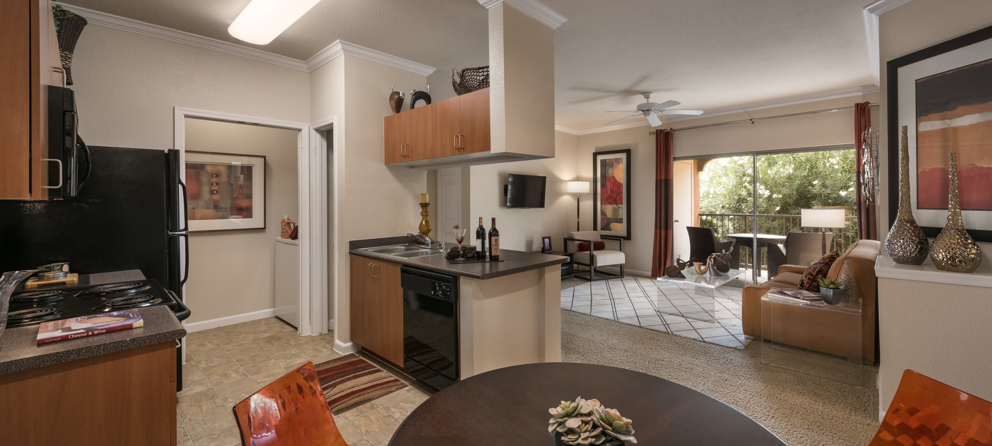  Kitchen and Living Room at Borrego at Spectrum in Gilbert, Arizona