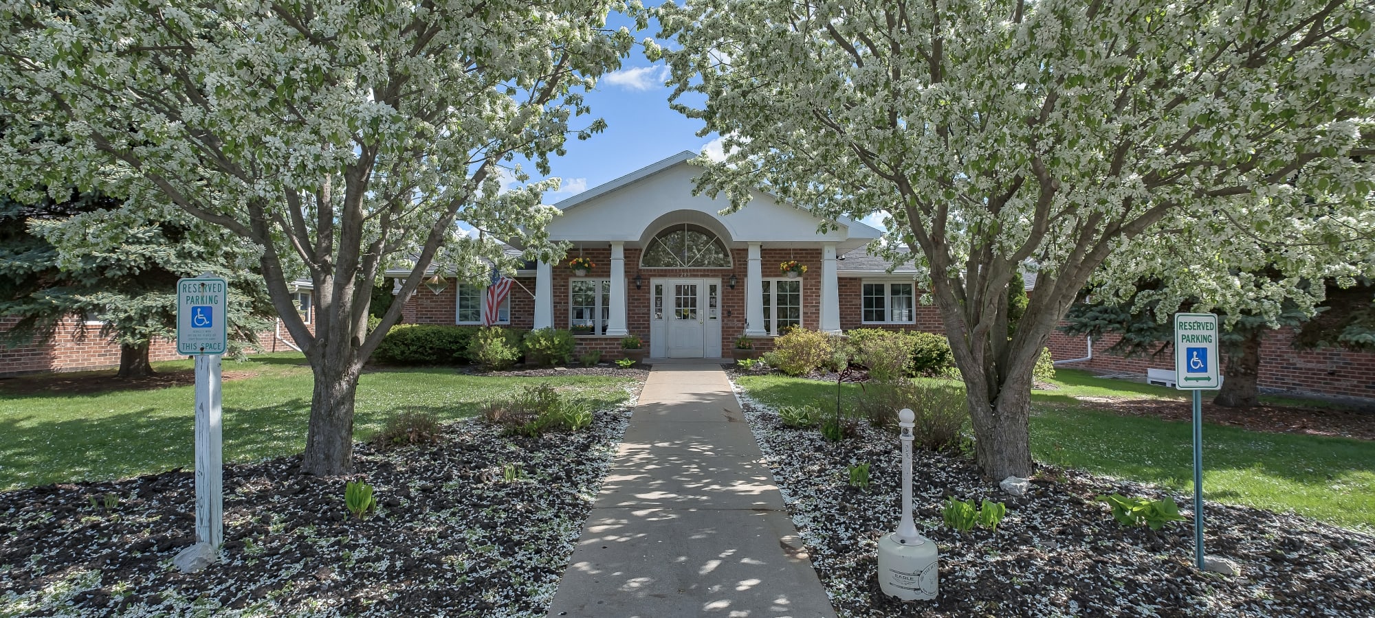 Exterior image of Bishops Court entrance