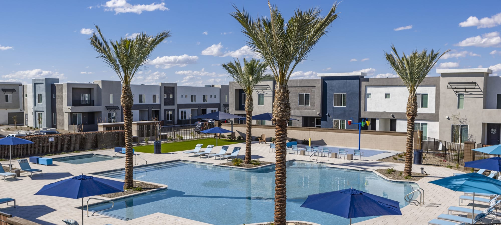 Front of building at BB Living at Val Vista in Gilbert, Arizona