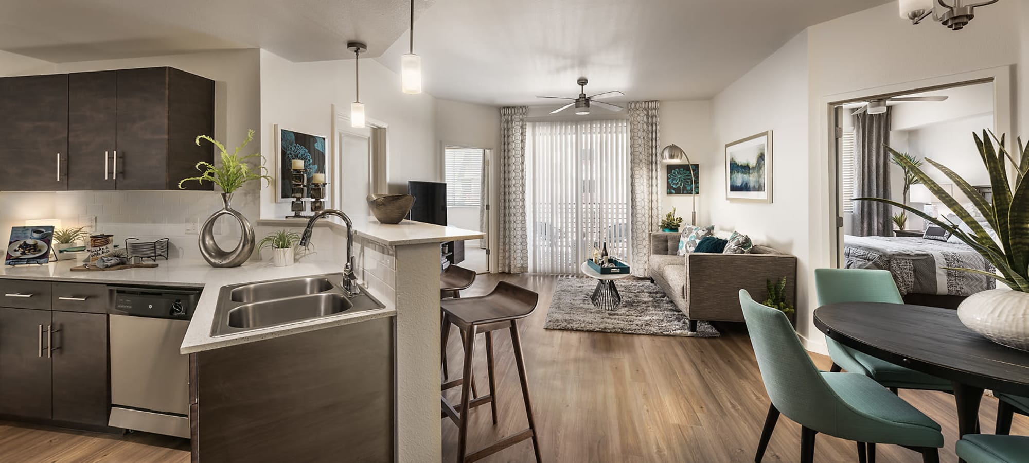 Spacious open floor plans at Park Place at Fountain Hills in Fountain Hills, Arizona