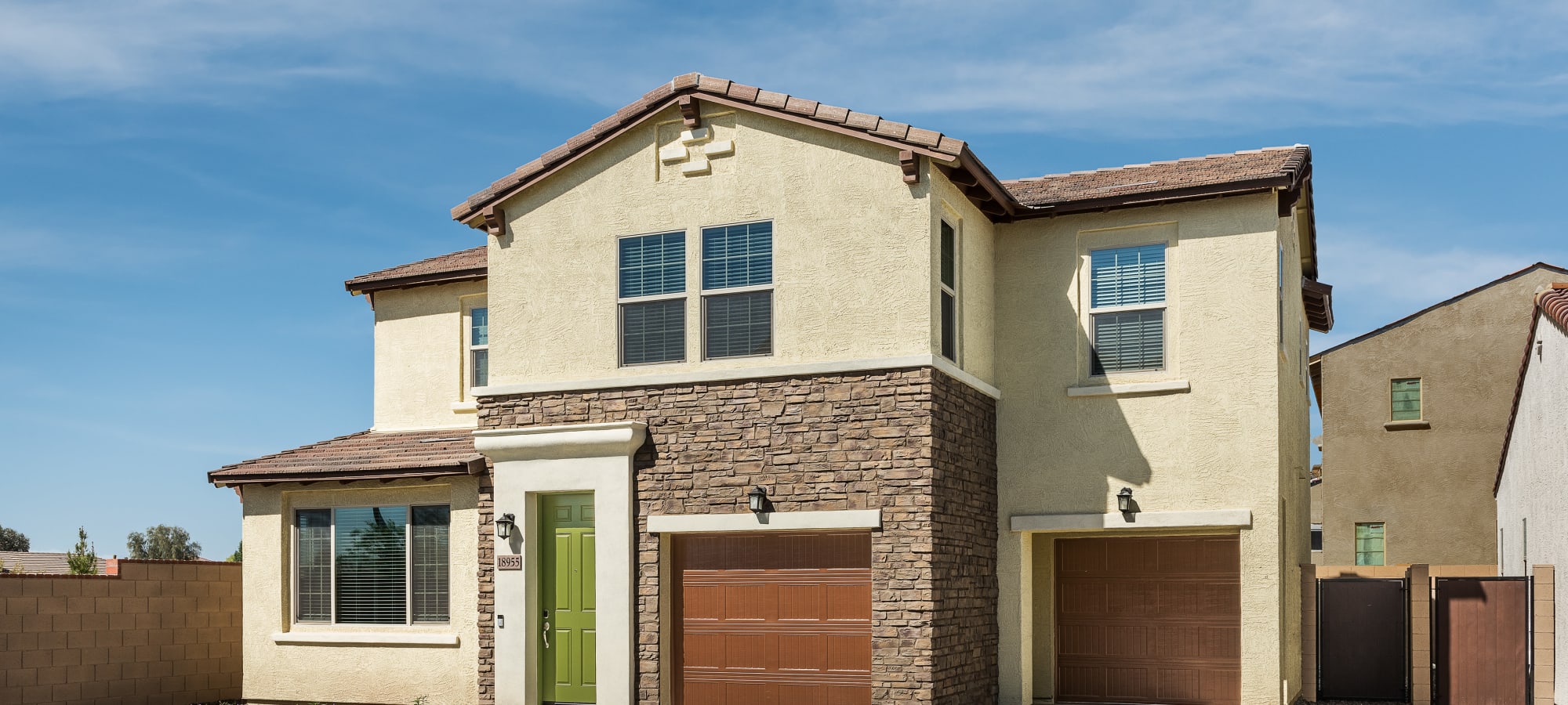 Home Exterior at Las Casas at Windrose in Litchfield Park, Arizona 