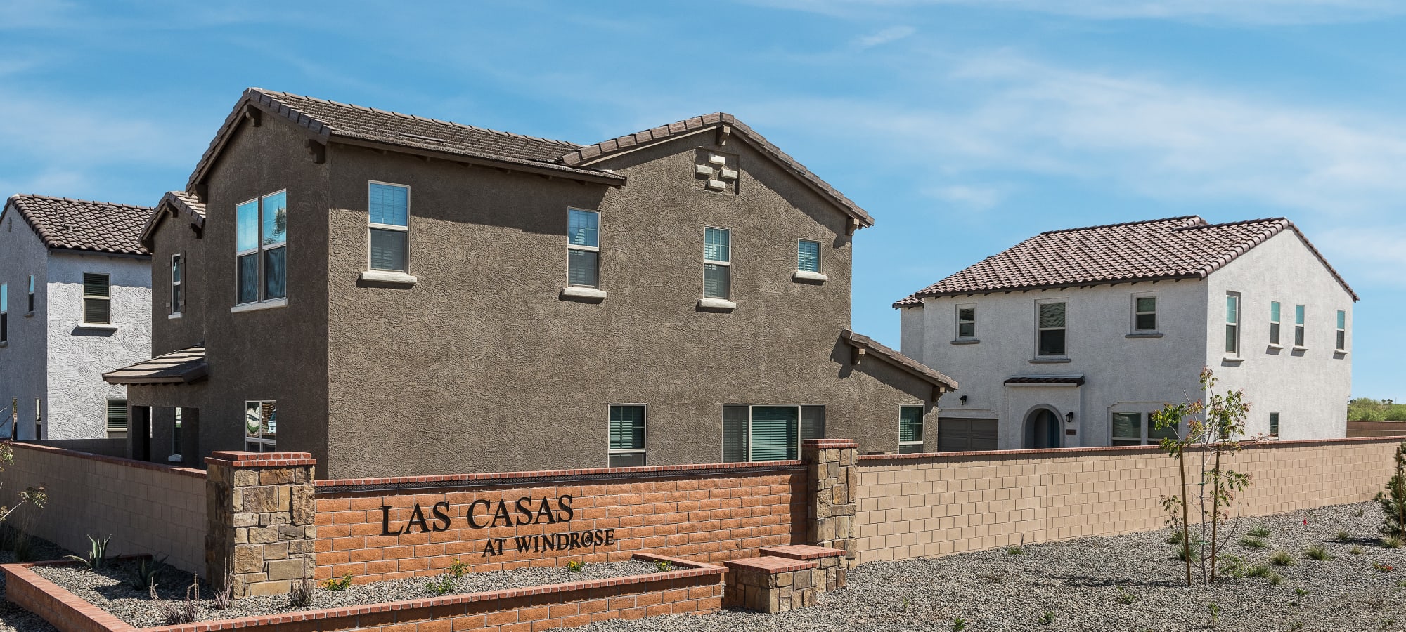Street Exterior Las Casas at Windrose in Litchfield Park, Arizona 