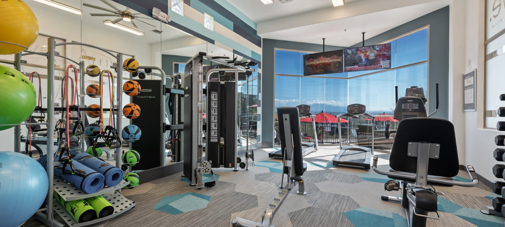 Incredibly fitness center with everything you need for a workout at Luna at Fountain Hills in Fountain Hills, Arizona