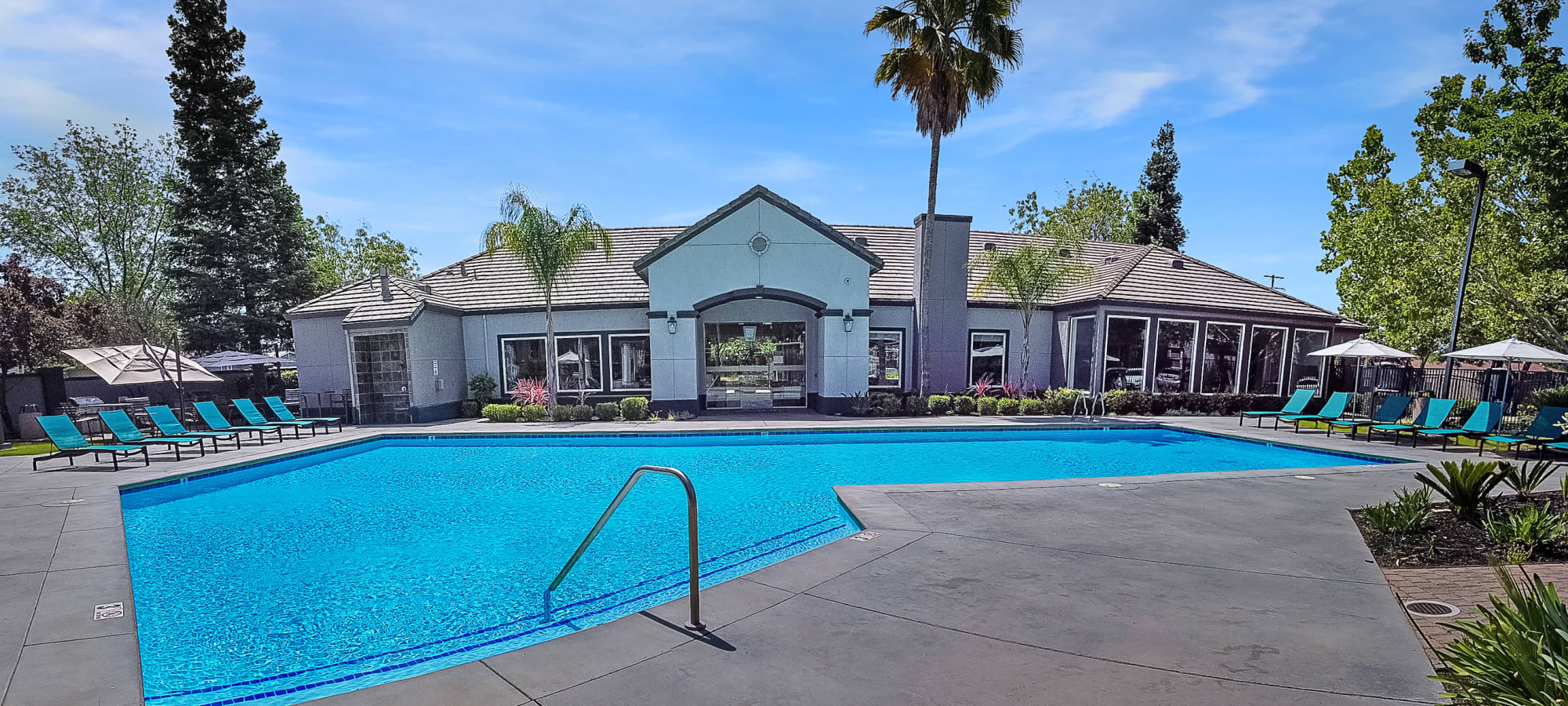 Swimming pool at Avion Apartments in Rancho Cordova, California