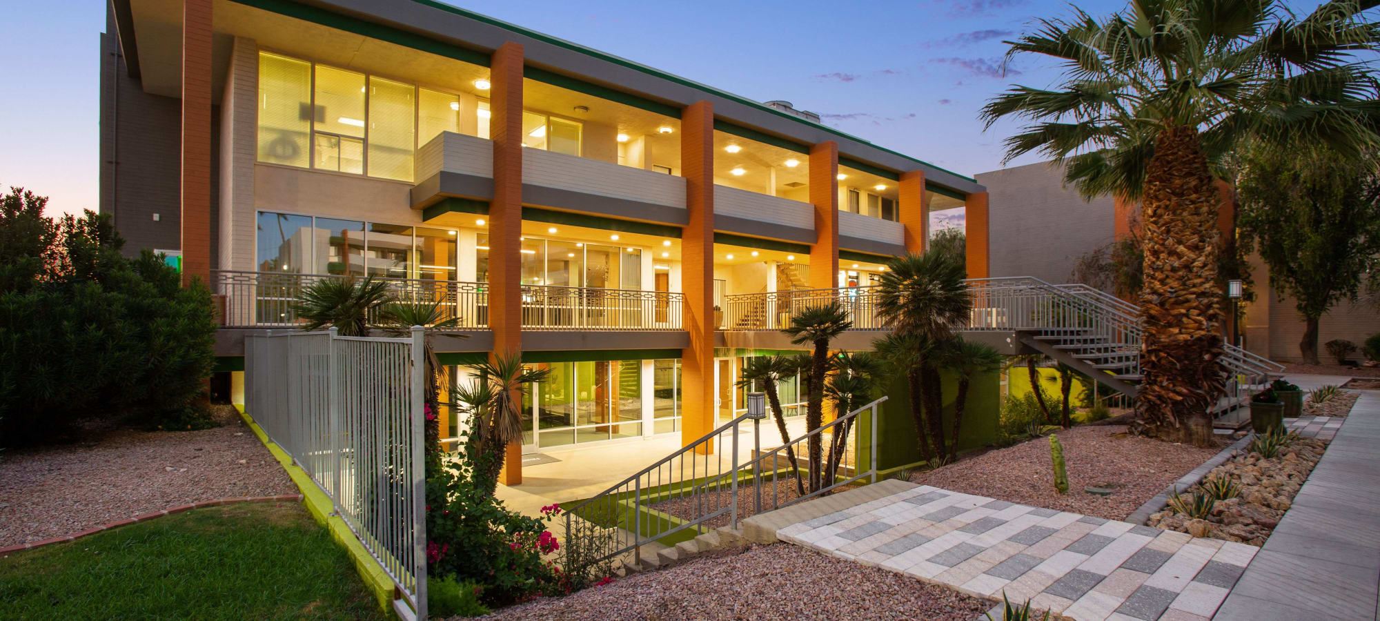 Exterior view of Capri On Camelback in Phoenix, Arizona