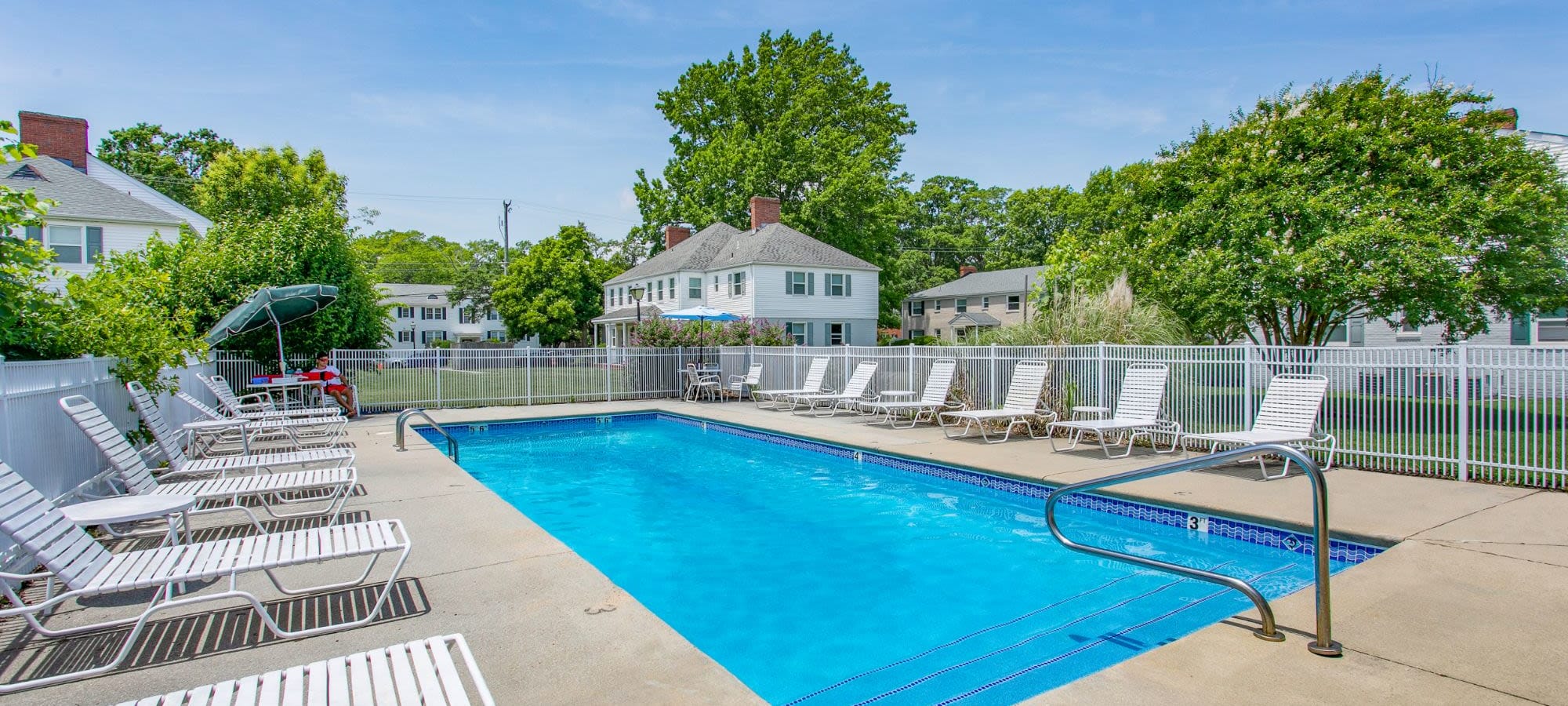 Pool facility at Sterling Oaks in Norfolk, Virginia