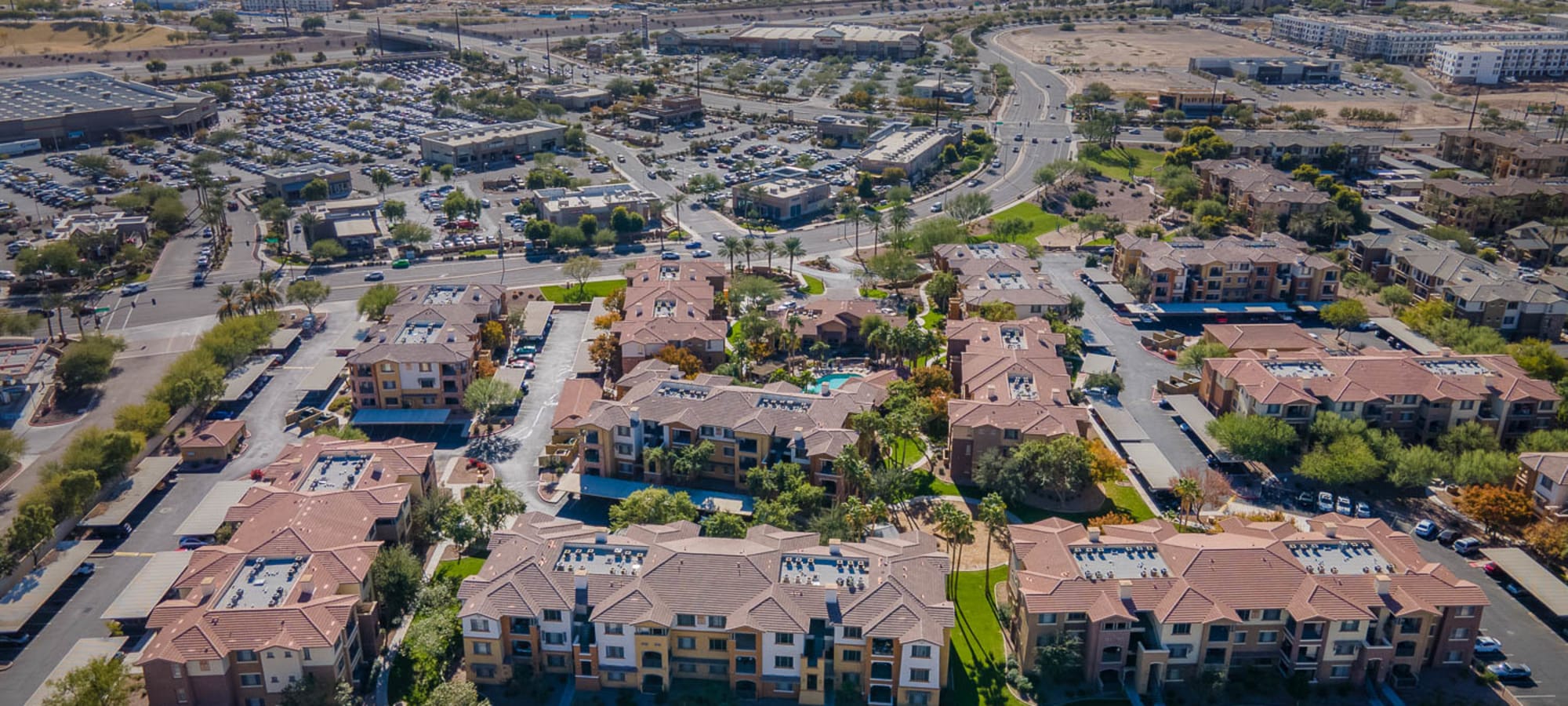 Aerial view at Azul at Spectrum