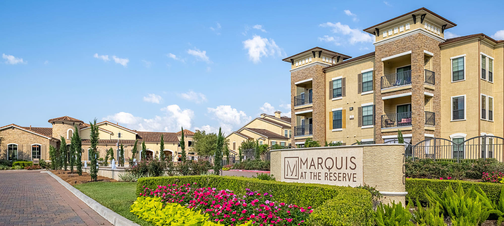 Neighborhood near Marquis at the Reserve in Katy, Texas