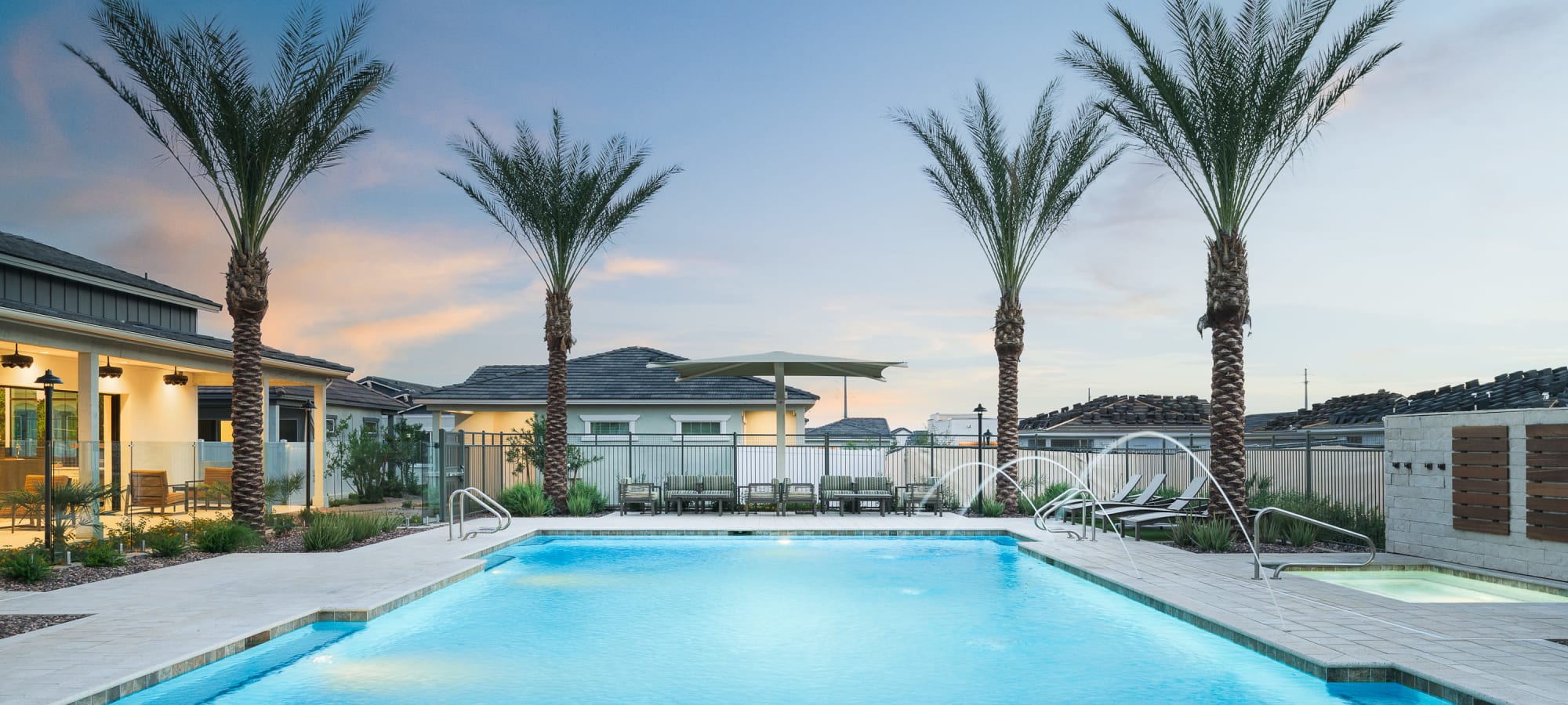 Resort-style pool at Peralta Vista in Mesa, Arizona