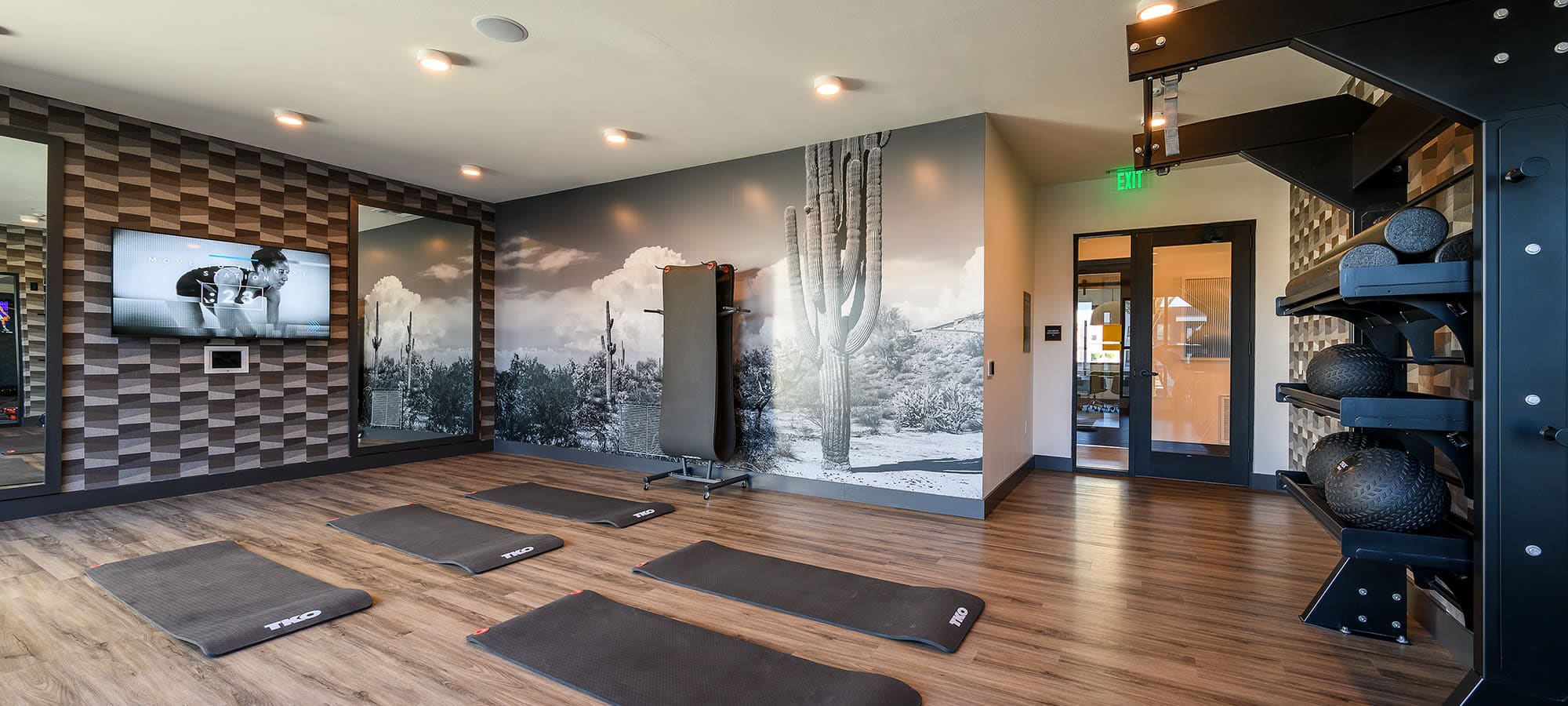 Yoga Room at Hangar 44 in Phoenix, Arizona