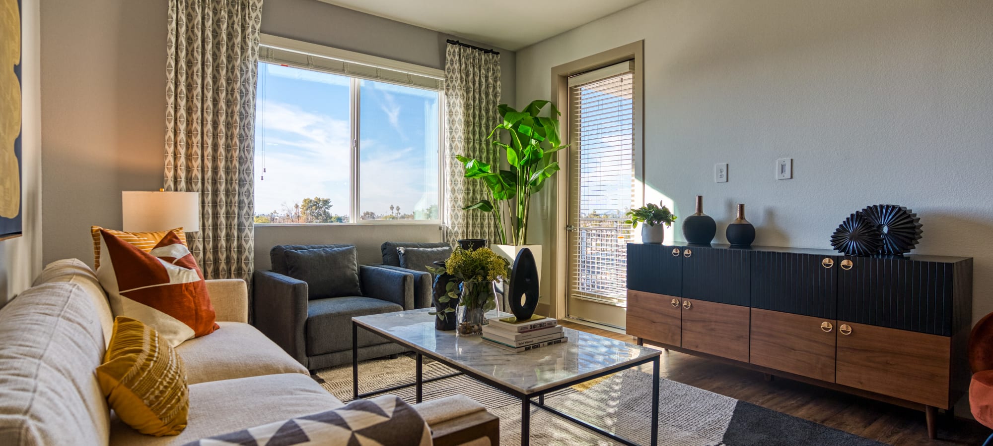 Expansive living space at Alexan Tempe in Tempe, Arizona
